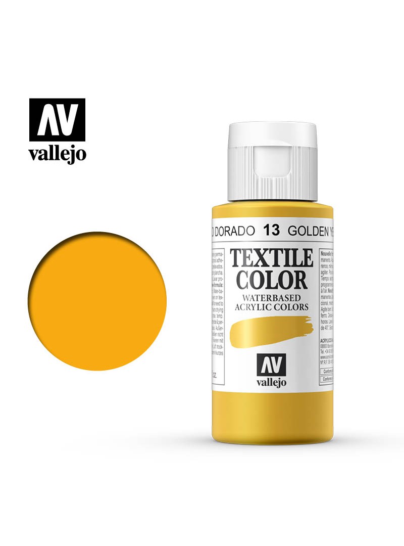 Vallejo Textile Color Golden Yellow