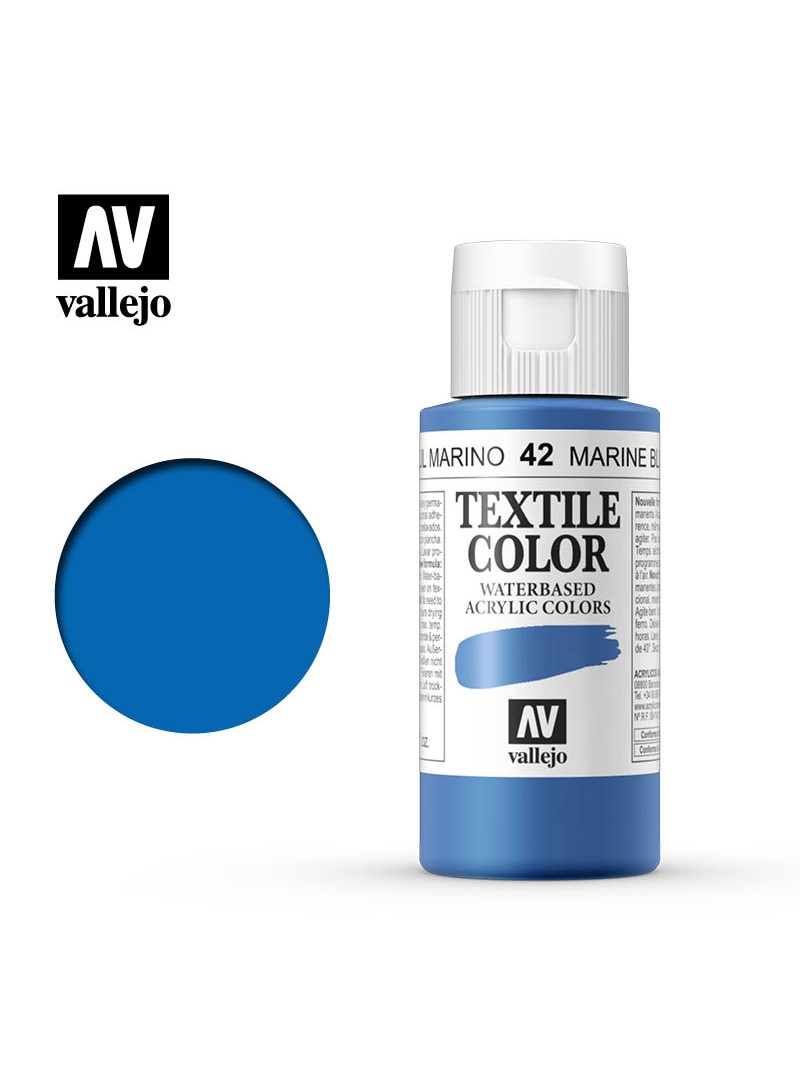 Vallejo Textile Color Marine Blue