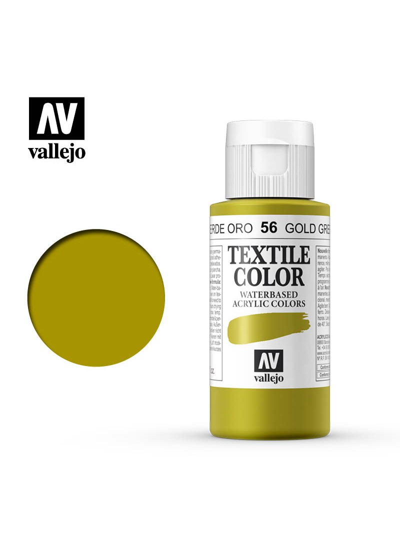 Vallejo Textile Color Gold Green