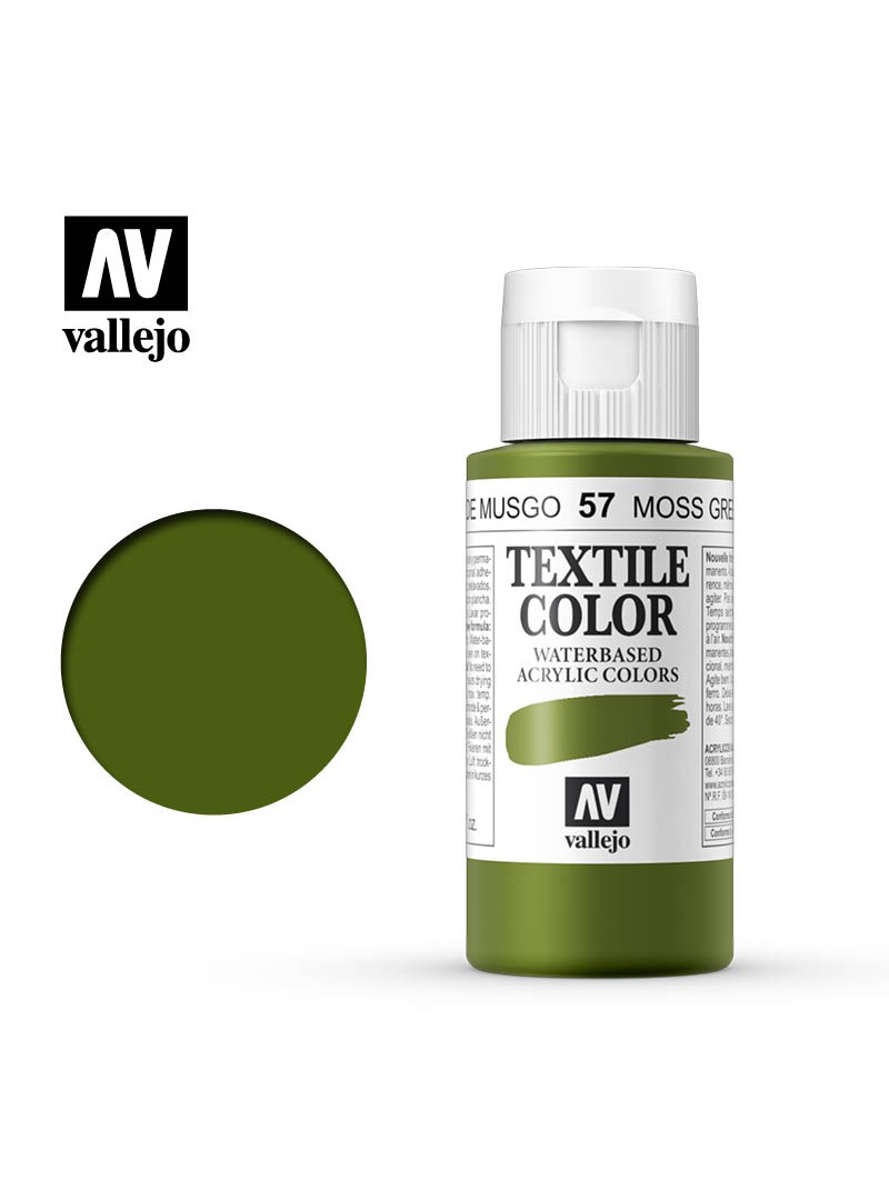 Vallejo Textile Color Moss Green