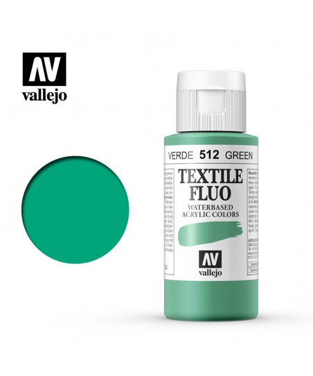 Vallejo Textile Color Fluorescent Green