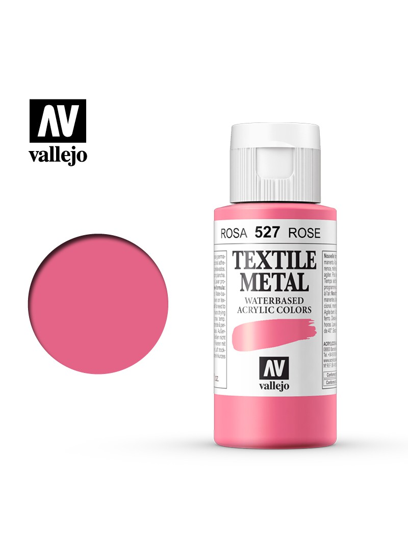 Vallejo Textile Color Metallic Rose