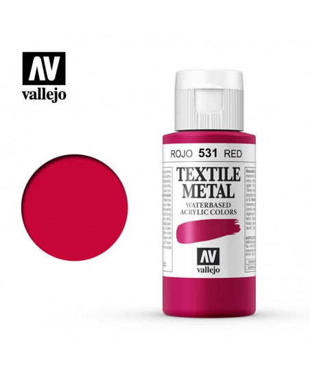 Vallejo Textile Color Metallic Red