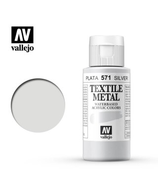 Vallejo Textile Color Metallic Silver