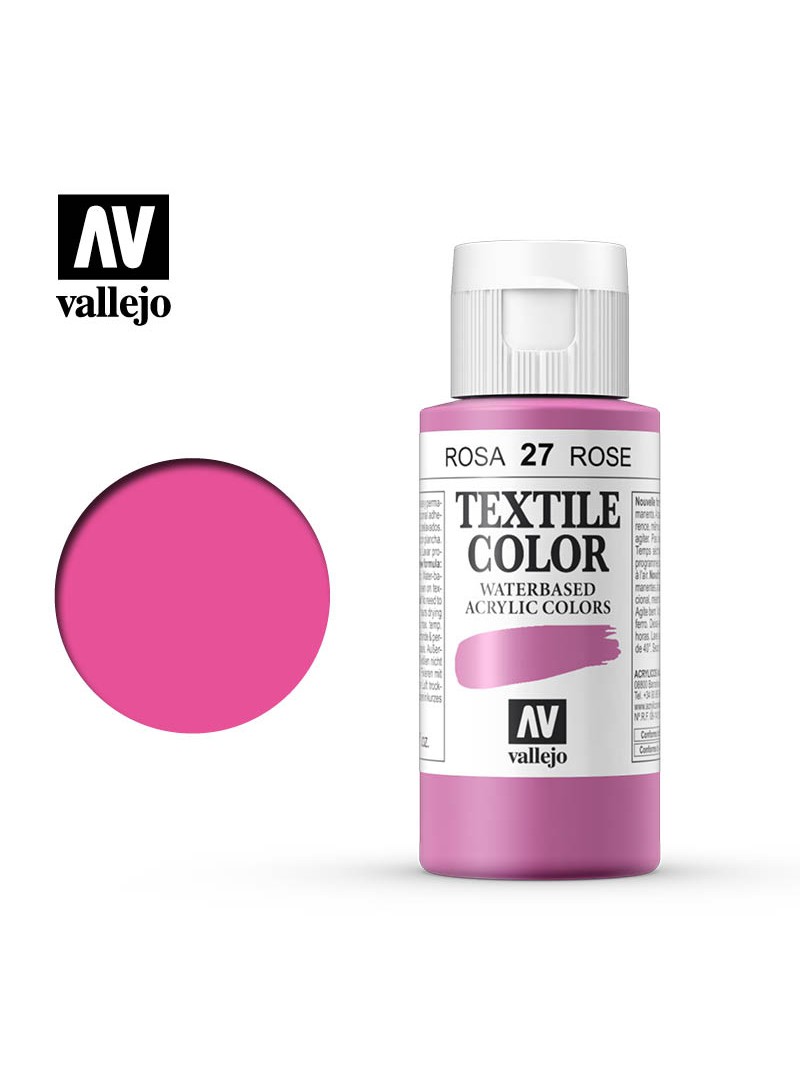 Vallejo Textile Color Rose 60ml