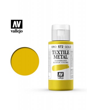 Vallejo Textile Color Metallic Gold 60ml