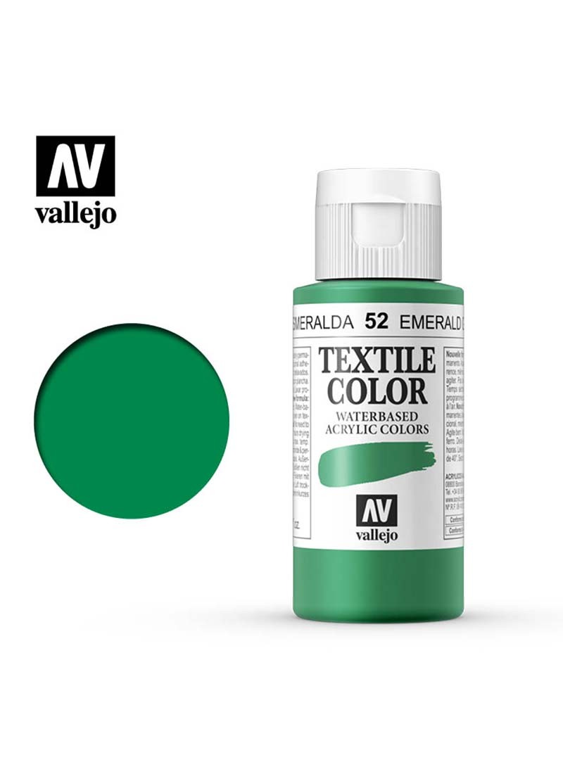Vallejo Textile Color Emerald Green 60ml