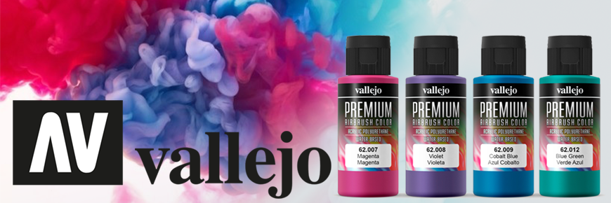 Vallejo Premium Airbrush Barve